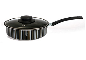 imagen de Cacerola con Mango 18 cm Domo (rallado) T Black  (020TBL)